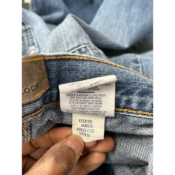 Ariat Loop Lock Mens Blue Denim Jeans Relaxed Straight Fit Size 31x31 - Picture 10 of 12